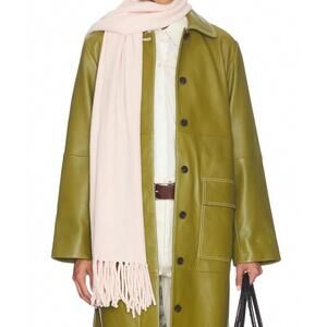 NEW BOBI fringe luxurious scarf in blush